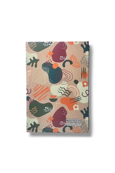 Pembe Pasaj Unlined Notebook Geometric Shape Themed Notebook Notebook 14cm X 21cm Notebook