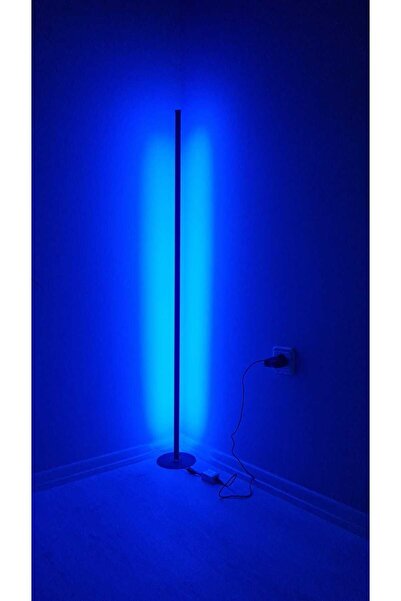 Smyrna Store Sese Duyarlı Lambader RGB Kumandalı Dekoratif Köşe LED Lambader Aydınlatması