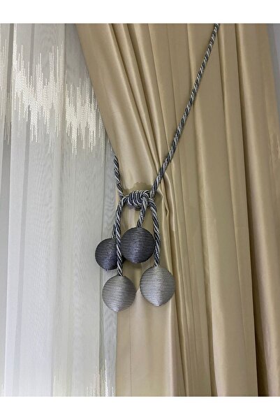 Beyazıt Tekstil Fon Perde Bağlama Aksesuarı Top Braçol