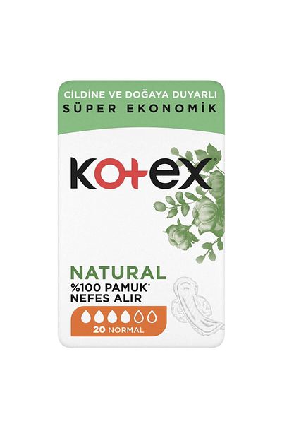 Kotex Natural Ultra Super Eco Normal 20 Pieces X 6 Pieces