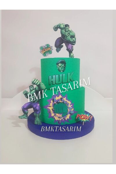 bmk tasarım هالك نموذج كعكة