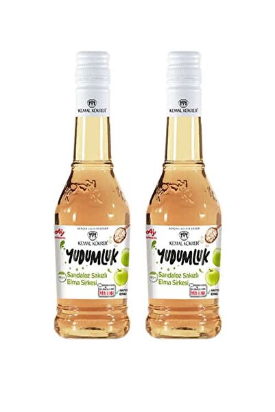 Kemal Kükrer 2 Adet Yudumluk Sandaloz Sakızlı Elma Sirkesi 500 Ml