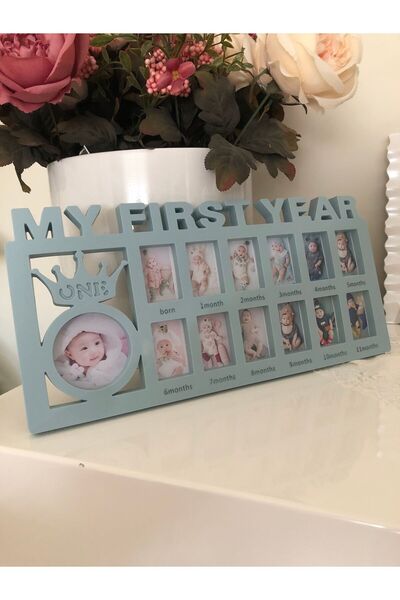 Ant إطار صور شهري للأطفال حديثي الولادة