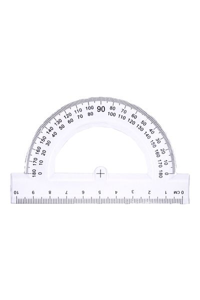 HATAS Minkale Plastic 180 Degree 10 Cm 0905 (36 PCS)