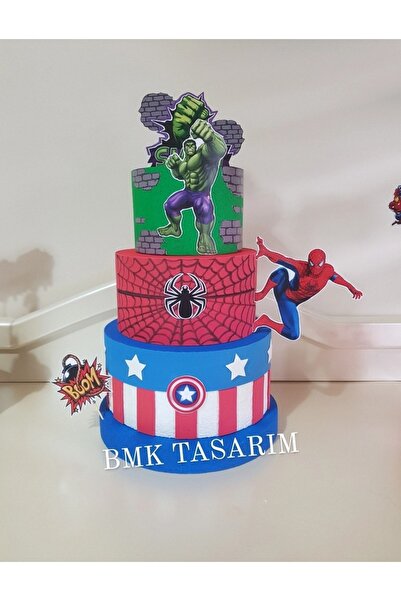 bmk tasarım Süper Kahramanlar (Marvel) Maket Pasta