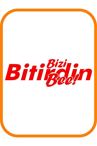 EYBA STİCKER ''Biti Irdin Bizi Bee'' - 20X7 cm Red Auto Sticker