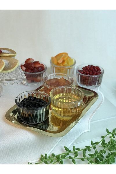 Paşabahçe Ramekin 6-Piece Mini Jam Bowl, Snack Bowl, Sauce Bowl