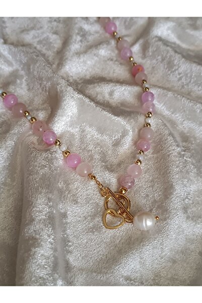 La fee aksesuar قلادة من الحجر الطبيعي