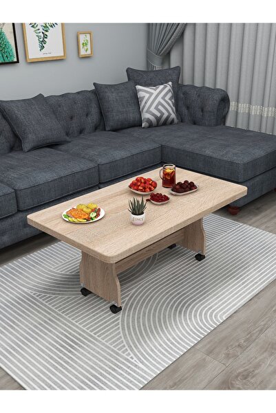 İnci TEKERLEKLİ ORTA SEHPA-ÇALIŞMA MASASI-BALKON MOBİLYASI