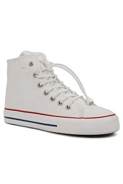 Cool حذاء رياضي أبيض طويل من الكتان للجنسين، حذاء سنيكر لتقويم العظام ونعل غي...