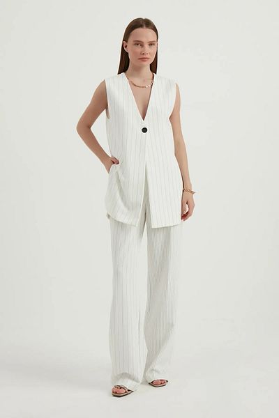 Hiccup Striped V-Neck Vest