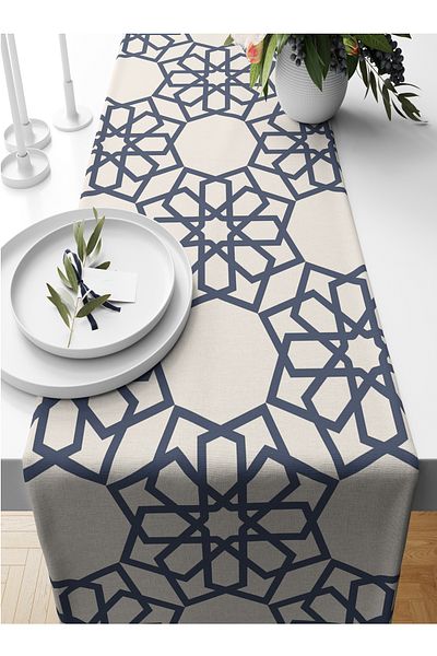 Bertille Home Ramadan Series 140x40 Cm Digital Printed Runner (Ramadan)
