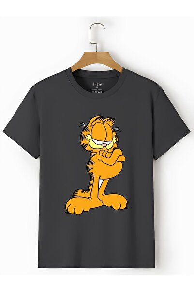 BBS GARFİELD BASKILI TİŞÖRT %100 PAMUK