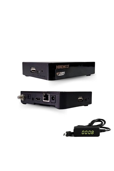 Hiremco Turbo Pro Satellite Receiver - 4gb Ram, 256mb Internal Wifi