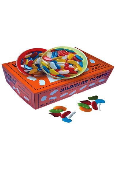 YILDIZLAR HOME Stars Number Beans in Plastic Box 17--30 Pieces