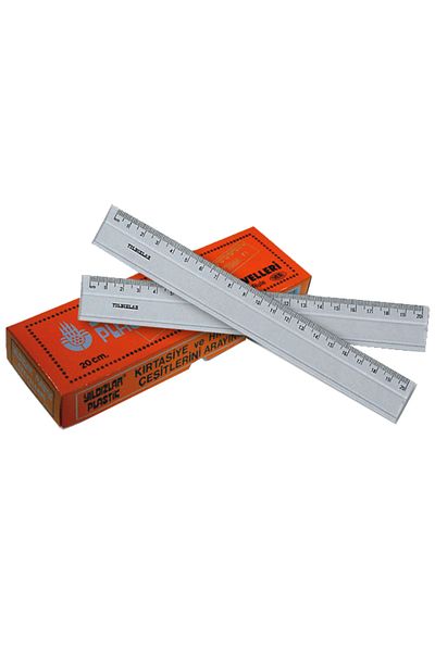 YILDIZLAR HOME Stars Standard Ruler Plastic 20 Cm 4-24-pcs-pkt