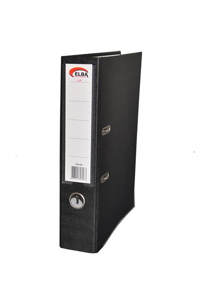 ELBA Folder Plastic Lux Wide Black (25 buc.)