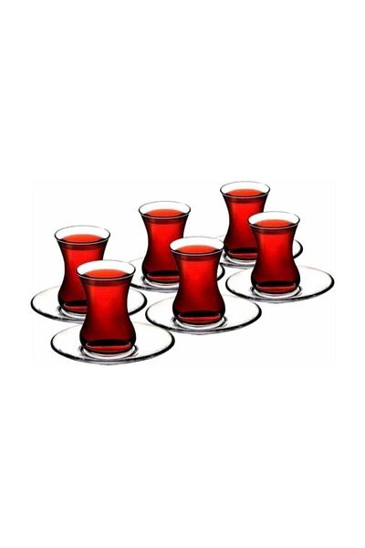 Paşabahçe طقم أطباق شاي إيجي 6 قطع 12 قطعة