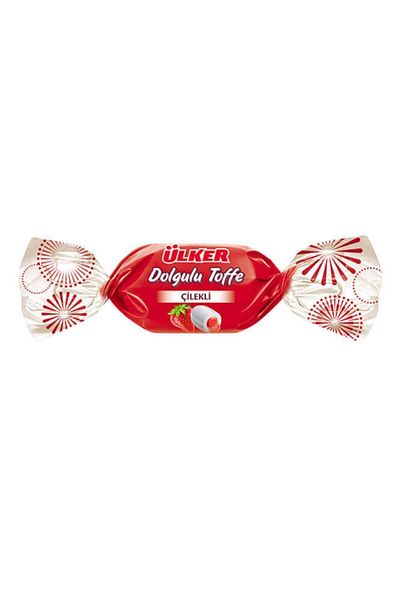 Ülker Toffe Strawberry with Soft Confectionery Filling - 1000 Gr