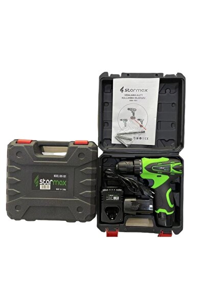 Starmax 12v Su Terazili Çantalı Şarjlı Matkap