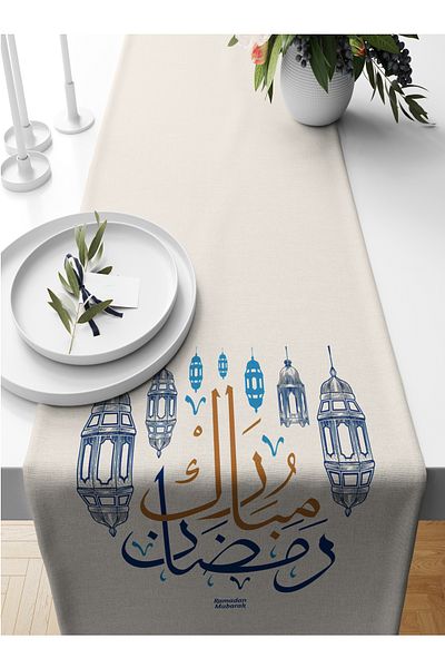 Bertille Home Ramadan Series 140x40 Cm Digital Printed Runner (Ramadan)
