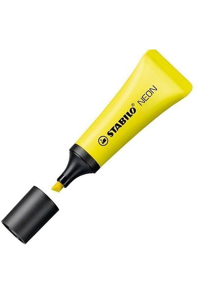 Stabilo Neon Yellow Highlighter - 72/24 (10 Lu)