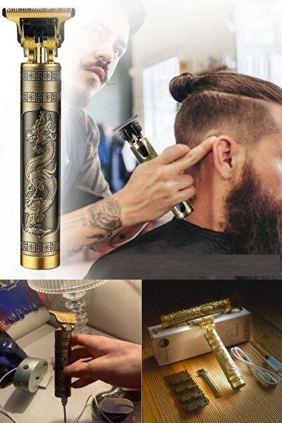 HEPBİMODA Uzun Süre Şarjı Dayanıklı Paslanmaz Çelik T Jiletli Sıfır Kesim Imk...