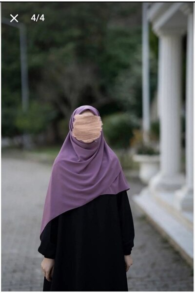 Nilbutik Mătase Medina de mărime mare - Eșarfă Dusty Rose