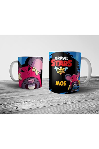 Pixxa Brawl Stars Moe Kişiye Özel İsimli Kupa Bardak