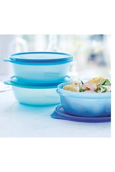 Tupperware 3 Pieces Candy Container Refrigerator Storage Container