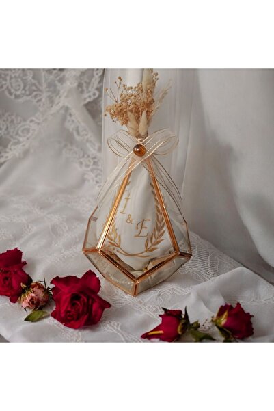 dehaberk Söz Mendili, Damat Mendili, Cam Fanus Sunumlu Söz Mendili