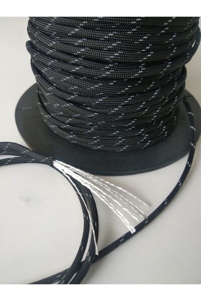 PARACORD DÜNYASI Paracord 550 Tip III 4mm 7 fire frânghie reflectorizante pentru parașuta 5 metri