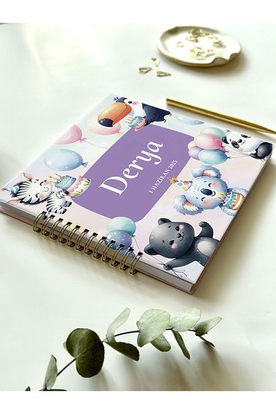 Norm Design Carte de memorie pentru bebeluș - Jurnal, Jurnal de naștere, Agenda gravidă