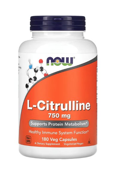 Now Foods, L-citrulline, 750 Mg, 180 Veg Capsules. Usa Version.3646