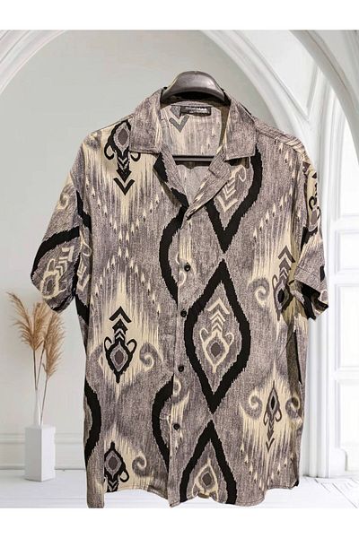 stanpolis Patterned Viscose Shirt - Anti-Sweat Fabric