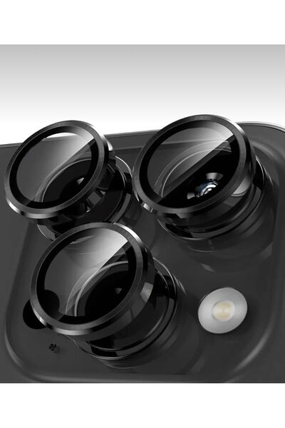 Solid Iphone 15 Pro Ve 15 Pro Max Uyumlu Kamera Koruma Lensi Kamera Lens