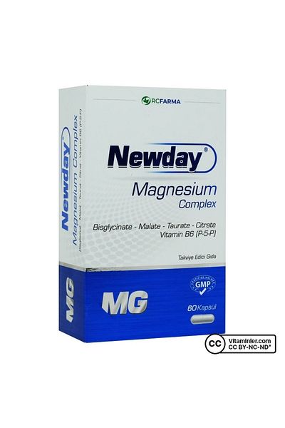Rcfarma Newday Magnesium Complex - 60 Capsules