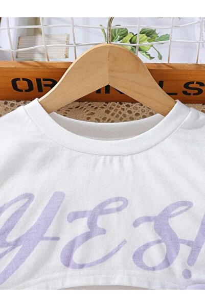 Keywest Lány Igen Nyomtatott Crop pólóruha