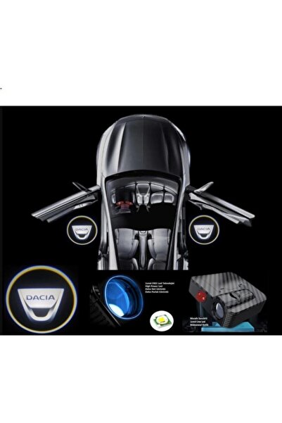 Genel Markalar Dacıa Uyumlu Kapı Altı Logo Lamba Pilli Sensörlü Kolay Montaj