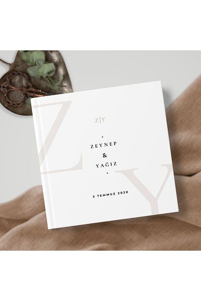 Norm Design الزفاف - كتاب ذكريات الضيوف والزوار للخطوبة