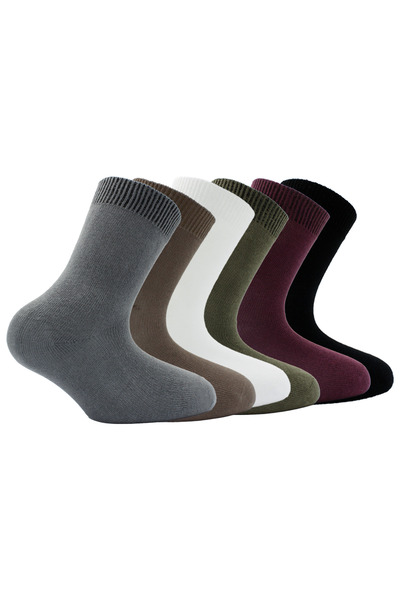 Buluş Organic Комплект от 6 ученически чорапи - момчета - деца - комплект от органични еко продукти