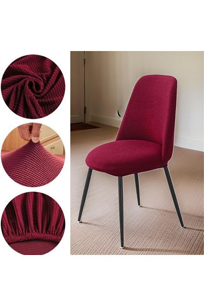 uzhanem Oval chair cover, chair cover square pattern single