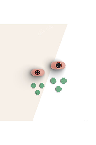 brocutters قالب قطع من طين البوليمر الصغير على شكل ورقة شجر البرسيم - قالب حل...