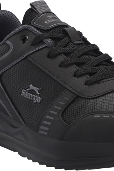 Slazenger GOLDEN I Büyük Beden Erkek Sneaker Ayakkabı Siyah / Siyah
