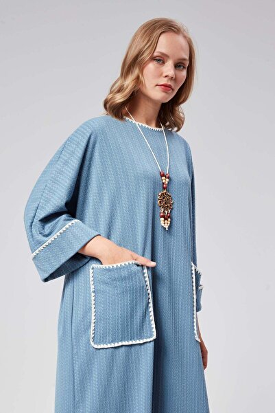 Hatun Atila HatunAtila Ручна робота В'язане довге плаття - 5072