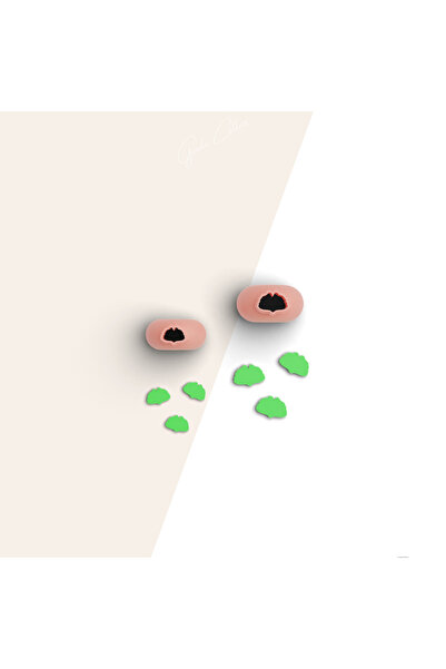 brocutters قالب قطع طين البوليمر الصغير من أوراق الجنكة، قوالب الأقراط، قوالب...