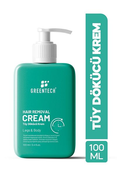 Greentech 100 Ml Cream Hair Remover - All Skin