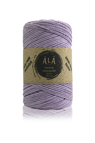 aladepo 250 Gram Cotton Macrame Thread - 2mm Chain Macrame Bag