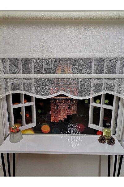 İREMKARAHOME Çift Mekanizmalı Tül Ve Stor Perde - Model 3