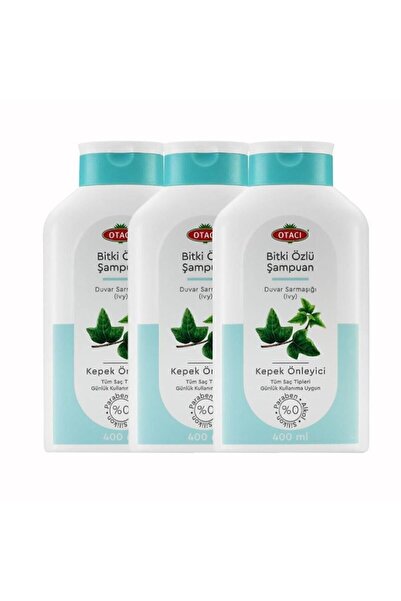 Otacı Bitki Özlü Şampuan Ivy - Duvar Sarmaşığı 400 Ml X 3 Adet
